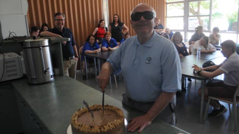 Aubrey Walker celebrates milestone 50 yr anniversary as Supported Employee at Westhaven, Dubbo